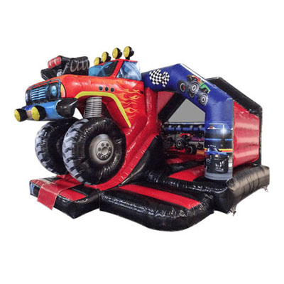 Monster Truck with slide Inflatable Hire