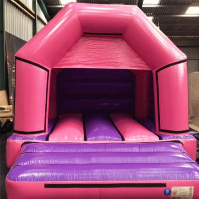 Pink & Purple Bouncy castle Hire 12x12