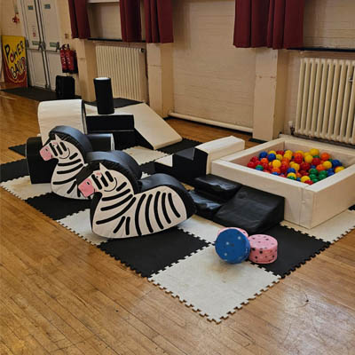 Soft Play Party Hire - Black and White