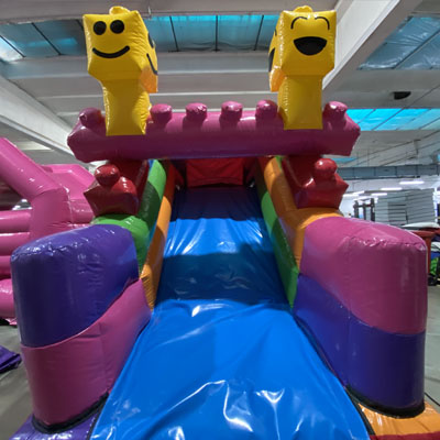 Bouncy Castle Hire - Lego Obstacle - slide