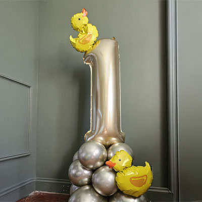 Balloons for 1st birthday